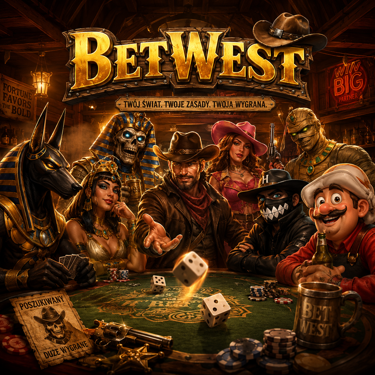 Betwest — saloon kasyna w klimacie Dzikiego Zachodu